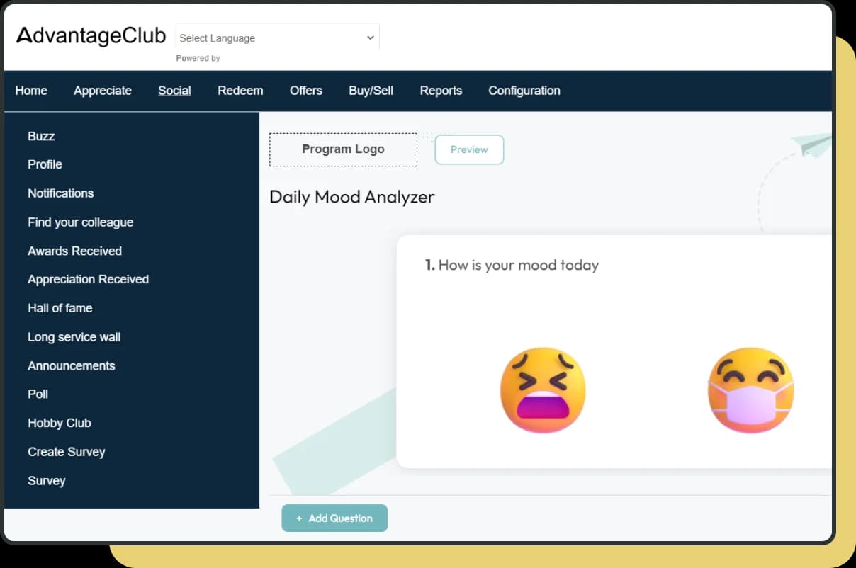 Mood-O-Meter with sentiment heatmaps and trend analysis
