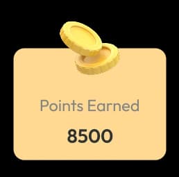 Points earned