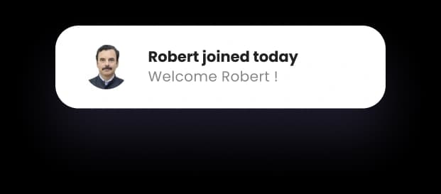Robert joined today