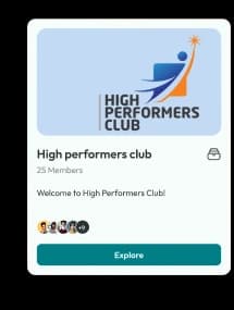 High performers club