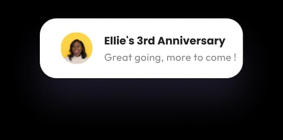 Ellie third anniversary